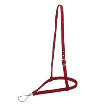 60 P NYLON CABLE NOSEBAND WITH NP HARDWARE AND ADJUSTABLE CROWN BLACK