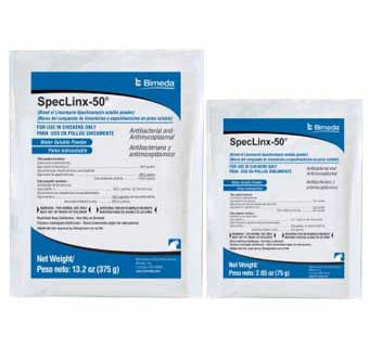 SPECLINX-50® WATER SOLUBLE POWDER (LINCOMYCIN-SPECTINOMYCIN) 75 GM