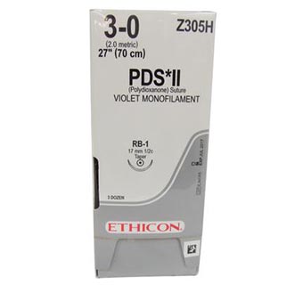ETHICON™ PDS® II SUTURES Z305H 27 IN (RB-1) - 36 COUNT