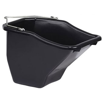 PLASTIC BETTER BUCKET - BLACK - 10 QUART - EACH