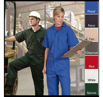 FIVE ROCK® SHORT SLEEVE COVERALL - RELAXED TALL – NAVY - LARGE
