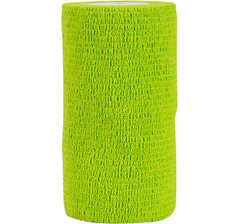 FLEXWRAP® E-Z TEAR® COHESIVE BANDAGE 4 IN LIME GREEN 18/BOX