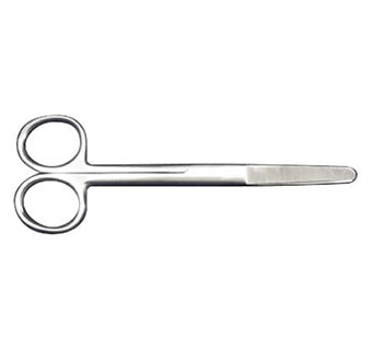 JORVET™ SURGICAL SCISSORS BLUNT 5-1/2 IN 1/PKG