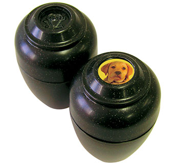 JORVET URNEE CREMATION URN SMALL BLACK