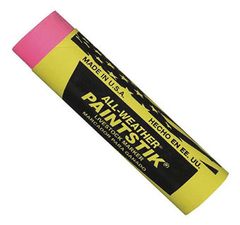 MARKAL® ALL-WEATHER® PAINTSTIK® LIVESTOCK MARKER FLUORESCENT PINK 1/PKG