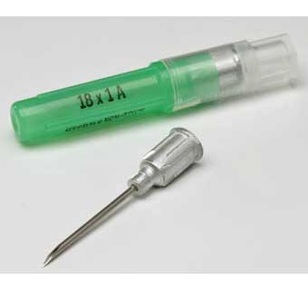 MONOJECT™ VET NEEDLE ALUMINUM HUB 16 GAUGE X 1 INCH A - BEVEL 100 COUNT