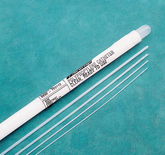 SOVEREIGN POLYPROPYLENE CATHETER FRENCH SIZE 3.5 22 INCH LONG 12 COUNT