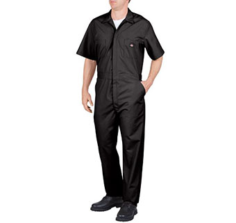 DICKIES® SHORT SLEEVE COVERALL - DARK NAVY - 42X44 - EACH