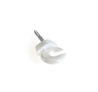 PATRIOT™ JUMBO SCREW-IN RING INSULATOR WHITE 25/PKG