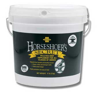 HORSESHOERS SECRET PELLETED HOOF SUPPLEMENT 11 LB PAIL