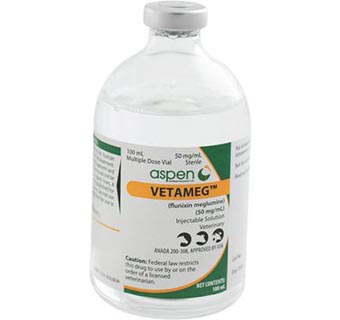 VETAMEG™ (FLUNIXIN MEGLUMINE) INJECTION 100 ML (RX)