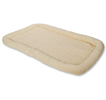 FLEECE PET BED CREAM GIANT 47 IN 1/PKG