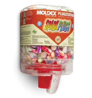 PLUGSTATION® SPARKPLUGS® 6000 EAR PLUG DISPENSER 100% PVC