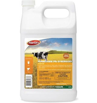 PERMETHRIN 1% SYNERGIZED POUR-ON INSECTICIDE 2.5 GAL