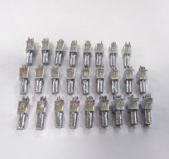 TATTOO MODEL 50D - COMPLETE ALPHABET SET A-Z