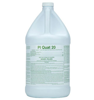 PI QUAT 20 QUATERNARY AMMONIA DISINFECTANT/SANITIZER 1 GAL