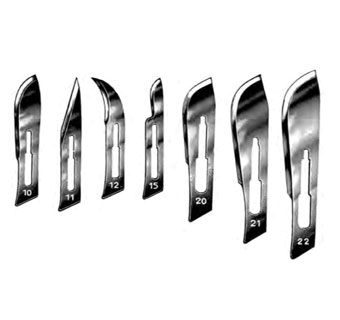 SCALPEL DISPOSABLE CARBON STEEL #12 10/PKG