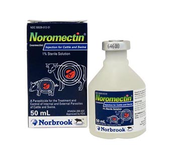 NOROMECTIN® (IVERMECTIN) INJECTION 1% 50 ML 1/PKG