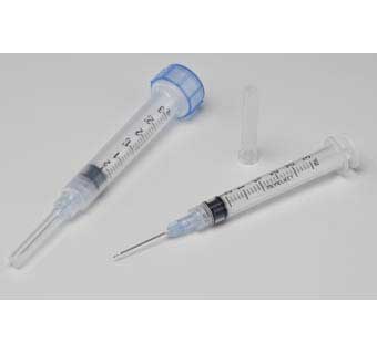 RIGID PACK 3 ML SYRINGES 22 GAUGE X 3/4 INCH LUER LOCK NEEDLE 100 COUNT