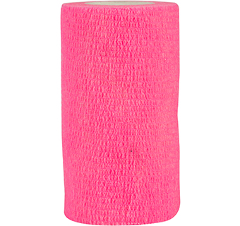 FLEXWRAP® E-Z TEAR® COHESIVE BANDAGE 4 IN NEON PINK EACH