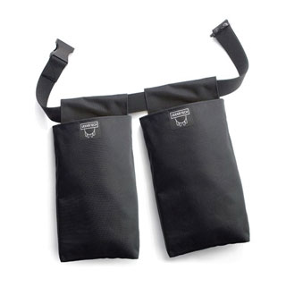 POLYESTER WATER-RESISTANT DYNAMIC DUO BELT BLACK 1 IN SZ