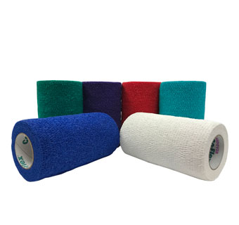 COFLEX VET® BANDAGE 4 IN X 5 YDS RAINBOW PACK 18/PKG