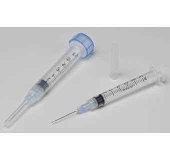 RIGID PACK 3 ML SYRINGES 23 GAUGE X 1 INCH LUER LOCK 100 COUNT