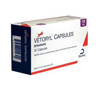 VETORYL® CAPSULES (TRILOSTANE) 120 MG 30 CAPSULE BLISTER PACK (RX)