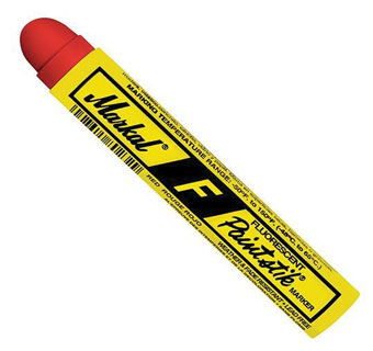 MARKAL® F® PAINTSTIK® MARKER FLUORESCENT RED 12/PKG