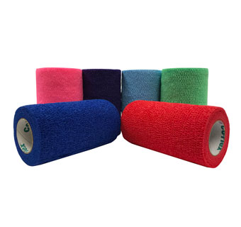 COFLEX VET® BANDAGE 4 IN X 5 YDS ASSORTED COLORS 18/PKG