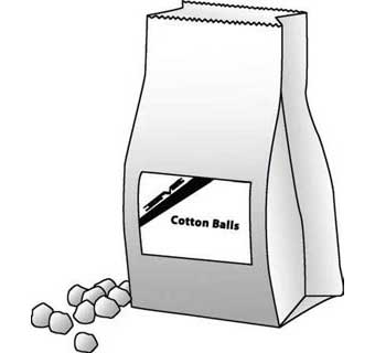 ABSORBENT COTTON BALLS MEDIUM 2000/PKG