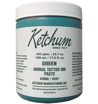TATTOO INK PASTE GREEN 22.7 OZ 1/PKG