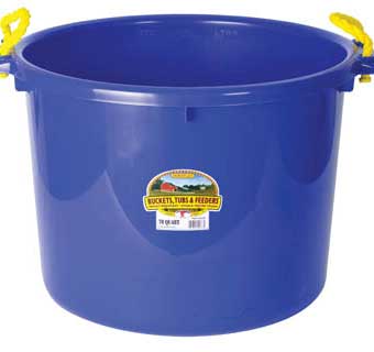 MUCK TUB - 70 QUART - BLUE - EACH