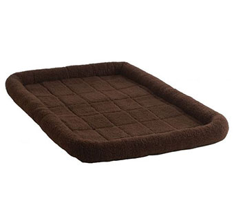 FLEECE PET BED CHOCOLATE BROWN GIANT 47 IN 1/PKG
