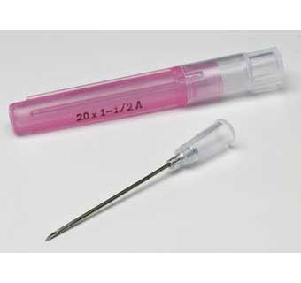 MONOJECT™ VET NEEDLE POLY HUB 22 GAUGE X 1 INCH A - BEVEL 100 COUNT