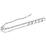 FOAM PADDED PLASTIC SPLINTS SMALL 8 IN L X 1 IN W