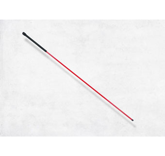 SP48P LIGHTWEIGHT SORTING POLE WITH RUBBER HANDLE FIBERGLASS 48 IN WHITE