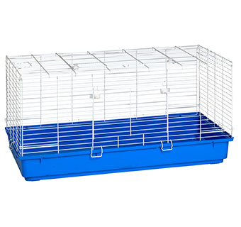LARGE PLASTIC BOTTOM RABBIT HOME 40 IN BLUE 1/PKG
