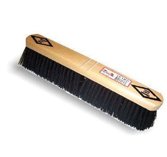 BLACK DIAMOND® 1800S HEAVY-DUTY BROOM HEAD BLACK PPL 24 IN L