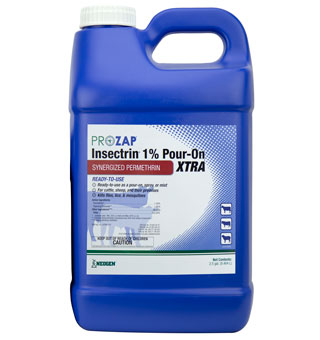 PROZAP INSECTRIN 1% POUR ON XTRA 2.5 GALLON