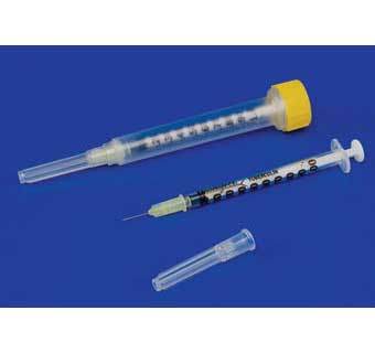 RIGID PACK TUBERCULIN SYRINGES 1 CC 27 GAUGE X 1/2 INCH NEEDLE 100 COUNT