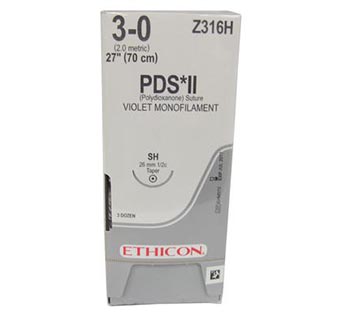 ETHICON™ PDS® II SUTURES Z316H 27 IN (SH) 36/PKG