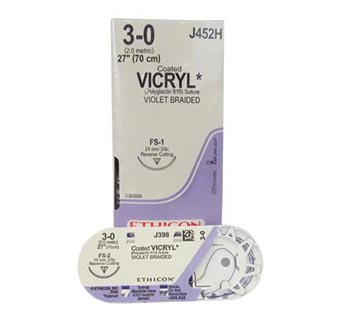 VICRYL™ 3/0 J452H 27 IN (FS-1) 36/PKG