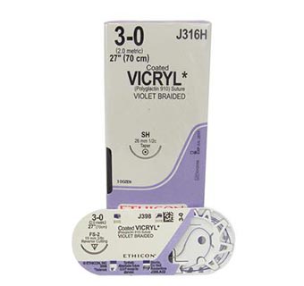 VICRYL™ 3/0 J316H 27 IN (SH) 36/PKG