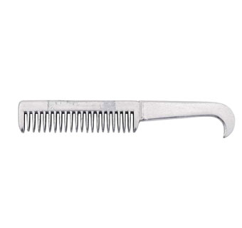 HOOF PICK COMB ALUMINUM 6-1/2 IN