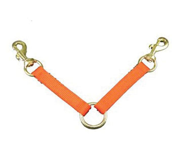 VOLTHA™ COUPLER WITH (2) PRONG/SNAP HOT ORANGE 3/4 IN W 3 IN L