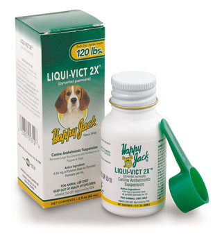HAPPY JACK LIQUI-VICT 2X LIQUID WORMER 2 X 2 OZ