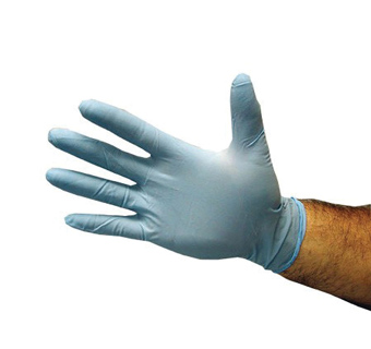 IDEAL® NITRILE GLOVES BLUE XL 10/PKG