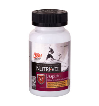 ASPIRIN FOR LARGE DOGS - 300MG - 75/BOTTLE - EACH