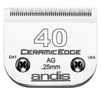 ANDIS® CERAMICEDGE® CLIPPER BLADE #40 1/PKG